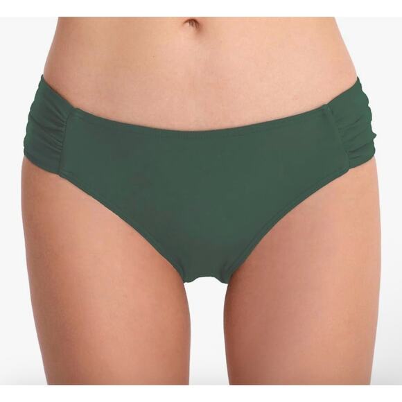 Bikini Set CoverUp 3 Pieces Swimsuit Sarong NWT Mesh Swim wrap skirt ARMY Olive - Picture 4 of 8